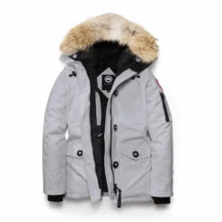 Canada Goose Women's Montebello Parka Heritage -Canada Goose 2530L Silver Birch