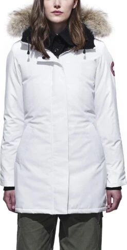 Canada Goose Victoria Parka - Women's|-|Parka Victoria - Femme -Canada Goose 3037L 7E 7Efrontman 20White