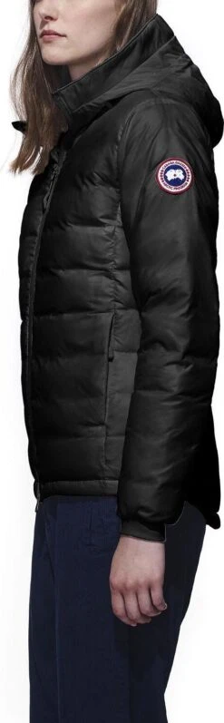 Canada Goose Camp Down Hoody - Women's|-|Manteau à Capuchon En Duvet Camp - Femme -Canada Goose 5055L 7E 7Esideman 20Black 20 20Graphite