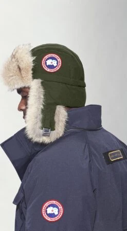Canada Goose Aviator Hat - Men's|-|Chapeau Aviator - Homme 23 Canada Goose Aviator Hat - Men's|-|Chapeau Aviator - Homme -Canada Goose 5187M 7E 7EDetail2 20Military 20Green