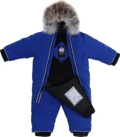 Canada Goose Lamb Snowsuit - Baby|-|Habit De Neige Lamb - Bébé -Canada Goose CGO 2318B 7E 7EOpen 20Pacific 20Blue