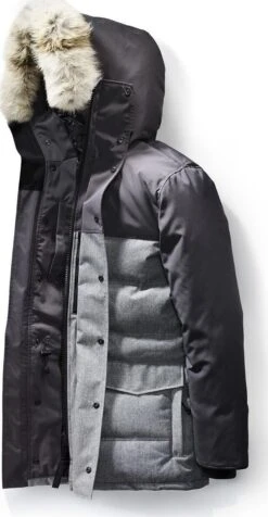 Canada Goose Clarence Coat Black Label - Men's|-|Manteau Long Clarence Black Label - Homme 10 Canada Goose Clarence Coat Black Label - Men's|-|Manteau Long Clarence Black Label - Homme -Canada Goose CGO 2581M 7E 7Eside 20Grey 20Flannel 20 20Herringbone 20Graphite