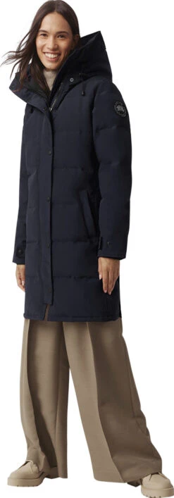 Canada Goose Shelburne Black Label Parka - Women's|-|Parka Shelburne Black Label - Femme -Canada Goose CGO 3802LB 7E 7EStandard 20Outfit 20Navy