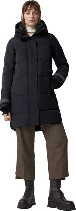Canada Goose Bennett Black Label Parka - Women's|-|Parka Bennett Black Label - Femme -Canada Goose CGO 3817LB 7E 7EFront 20Navy