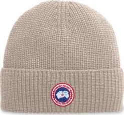 Canada Goose Arctic Disc Rib Toque - Men's|-|Tuque Côtelée Arctic Disc - Homme -Canada Goose CGO 5026M 7ETan 20Heather