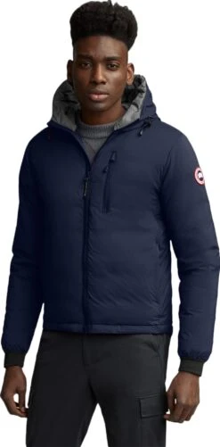 Canada Goose Lodge Hoody Matte Finish - Men's|-|Manteau à Capuchon Lodge Finition Mate - Homme -Canada Goose CGO 5078M 7E 7EA 20Atlantic 20Navy 88cf4c5a 8147 42d7 8dd5 70863ecd6d87