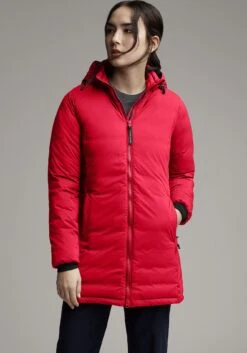 Canada Goose Camp Hooded Jacket Matte Finish - Women's|-|Manteau à Capuchon Camp Finition Mate - Femme -Canada Goose CGO 5085L 7E 7EA 20Red