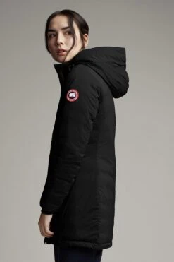 Canada Goose Camp Hooded Jacket Matte Finish - Women's|-|Manteau à Capuchon Camp Finition Mate - Femme -Canada Goose CGO 5085L 7E 7Eside 20Black