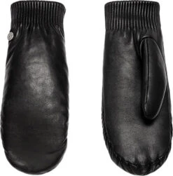 Canada Goose Leather Rib Luxe Mitts - Women's|-|Mitaines Côtelées En Cuir - Femme
