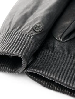 Canada Goose Leather Rib Luxe Mitts - Women's|-|Mitaines Côtelées En Cuir - Femme -Canada Goose CGO 5288L 7E 7EStudio 20inside 20Black