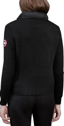 Canada Goose Hybridge Knit Jacket - Women's|-|Manteau En Tricot Hybridge - Femme -Canada Goose CGO 6830L 7E 7Eback 20Black bac45eda 4926 43c9 b7b3 665c972b2482