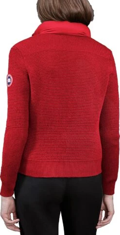 Canada Goose Hybridge Knit Jacket - Women's|-|Manteau En Tricot Hybridge - Femme -Canada Goose CGO 6830L 7E 7Eback 20Red 82651efd f7fb 42c9 a196 41a166f80eab
