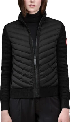 Canada Goose Hybridge Knit Jacket - Women's|-|Manteau En Tricot Hybridge - Femme -Canada Goose CGO 6830L 7E 7Efront 20Black 6d59400b f62f 4773 8fdc ce68cad280c8