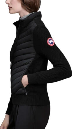 Canada Goose Hybridge Knit Jacket - Women's|-|Manteau En Tricot Hybridge - Femme -Canada Goose CGO 6830L 7E 7Eside 20Black 720cebbf 1995 429e 95f5 67200b5ad12d
