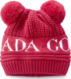 Canada Goose Double Pom Hat - Baby|-|Tuque Double Pom - Bébé -Canada Goose CGO 6942B 7ERed 5fd97377 0ab2 43c6 bf07 76fab9ecc31a