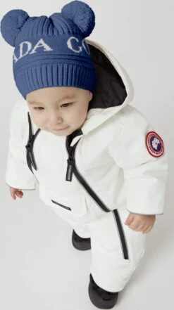 Canada Goose Double Pom Hat - Baby|-|Tuque Double Pom - Bébé -Canada Goose CGO 6942B 7E 7EDetail1 20Pacific 20Blue