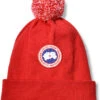 Canada Goose Merino Pom Toque - Kids|-|Tuque Merino Pom - Enfant -Canada Goose CGO 6948K 7ERed