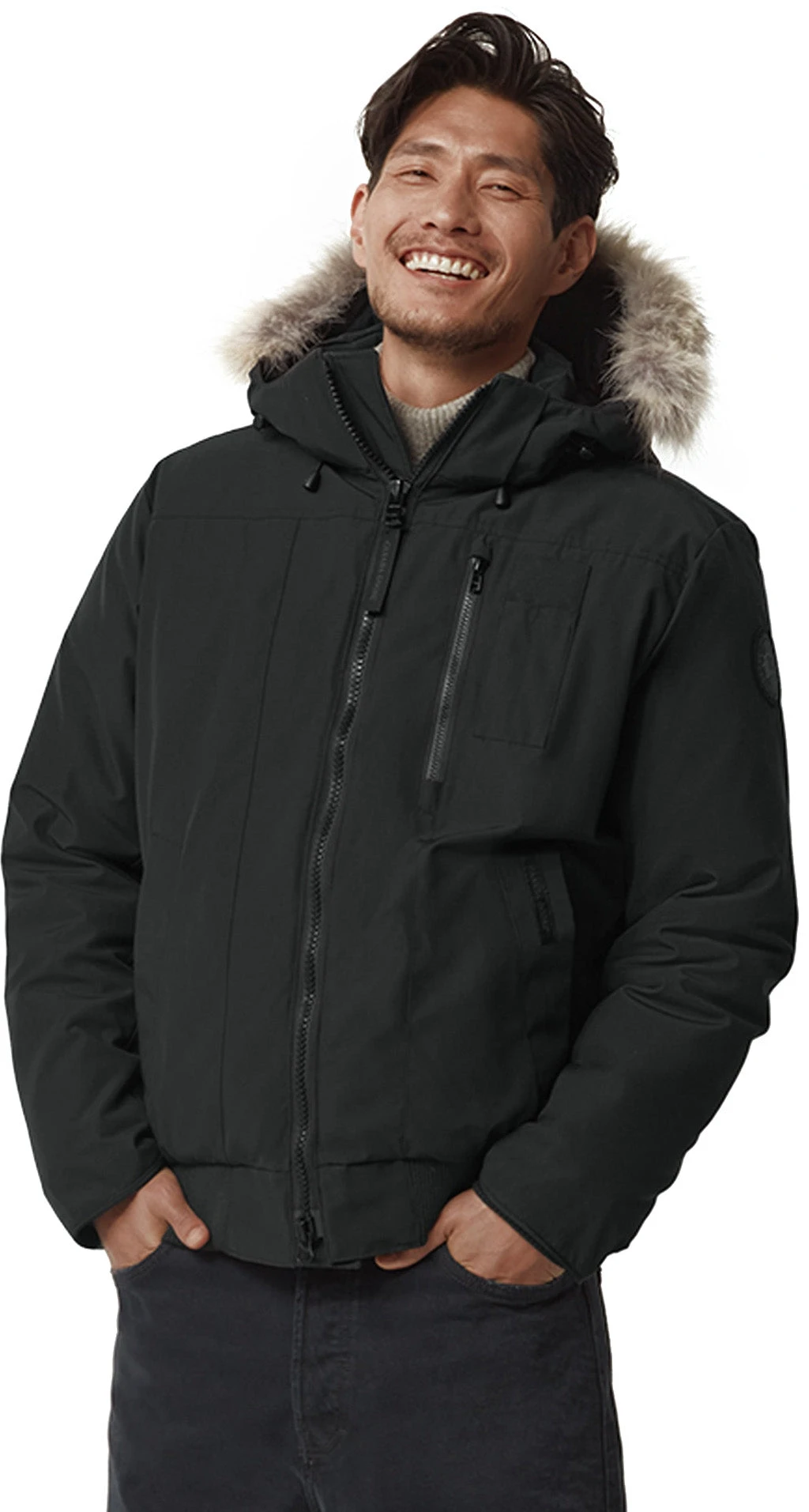 Canada Goose Borden Bomber Jacket - Black Disc - Men's|-|Blouson Aviateur Borden - Écusson Noir - Homme 3 Canada Goose Borden Bomber Jacket - Black Disc - Men's|-|Blouson Aviateur Borden - Écusson Noir - Homme