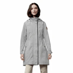 Canada Goose Women's Belcarra Jacket -Canada Goose Canada Goose Ladies Belcarra Jacket Frost Grey F3