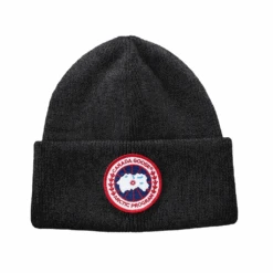 Canada Goose Men’s Arctic Disc Toque -Canada Goose Canada Goose Mens Arctic Disc Toque Black Heather