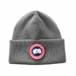 Canada Goose Men’s Arctic Disc Toque -Canada Goose Canada Goose Mens Arctic Disc Toque Heather Grey