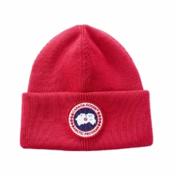 Canada Goose Men’s Arctic Disc Toque -Canada Goose Canada Goose Mens Arctic Disc Toque Red
