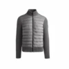 Canada Goose Men's HyBridge Knit Jacket -Canada Goose Canada Goose Mens Hybridge Knit Jacket Iron Grey