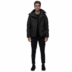 Canada Goose Men's Macmillan Parka - Black Label -Canada Goose Canada Goose Mens MacMillan Parka Black Label Black F1