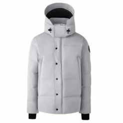 Canada Goose Men's Wyndham Parka - Black Label Heritage -Canada Goose Canada Goose Mens Wyndham Parka Black Disc Silverbirch