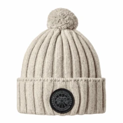 Canada Goose Rib Pom Beanie - Cashmere