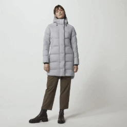 Canada Goose Women's Alliston Coat- Black Label -Canada Goose Canada Goose Womens Alliston Coat Black Label Silverbirch F2