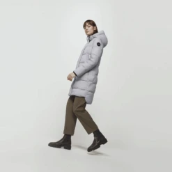 Canada Goose Women's Alliston Coat- Black Label -Canada Goose Canada Goose Womens Alliston Coat Black Label Silverbirch F3