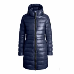 Canada Goose Women's Cypress Hooded Jacket - Black Label -Canada Goose Canada Goose Womens Cypress Hooded Jacket Black Disc Atlantic Navy