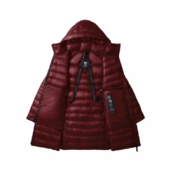 Canada Goose Women's Cypress Hooded Jacket - Black Label -Canada Goose Canada Goose Womens Cypress Hooded Jacket Black Disc Bordeaux F1