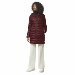 Canada Goose Women's Cypress Hooded Jacket - Black Label -Canada Goose Canada Goose Womens Cypress Hooded Jacket Black Disc Bordeaux F2