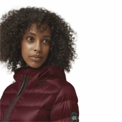 Canada Goose Women's Cypress Hooded Jacket - Black Label -Canada Goose Canada Goose Womens Cypress Hooded Jacket Black Disc Bordeaux F4