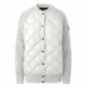 Canada Goose Women's Hybridge Quilted Knit Bomber -Canada Goose Canada Goose Womens Hybridge Quilted Knit Bomber Mist Grey