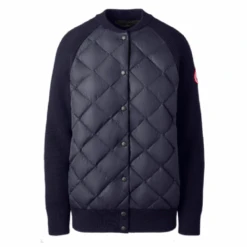 Canada Goose Women's Hybridge Quilted Knit Bomber 11 Canada Goose Women's Hybridge Quilted Knit Bomber -Canada Goose Canada Goose Womens Hybridge Quilted Knit Bomber Navy