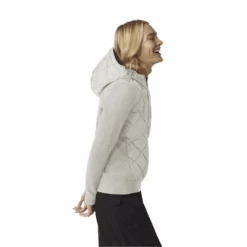 Canada Goose Women's Hybridge Quilted Knit Hoody -Canada Goose Canada Goose Womens Hybridge Quilted Knit Hoody Cottongrass F3