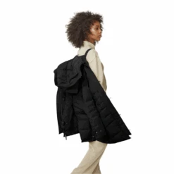 Canada Goose Women's Lorette Parka - Black Label Heritage -Canada Goose Canada Goose Womens Lorette Parka Black Label Updated Black F6