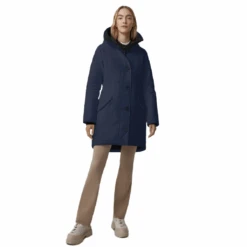 Canada Goose Women's Rossclair Parka -Canada Goose Canada Goose Womens Rossclair Parka Atlantic Navy F2