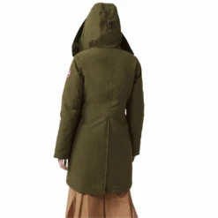 Canada Goose Women's Rossclair Parka -Canada Goose Canada Goose Womens Rossclair Parka Military Green F6
