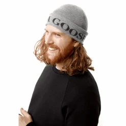 Canada Goose Men's Jacquard Wordmark Toque -Canada Goose SilverOre 1