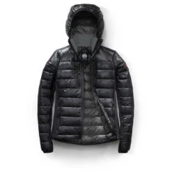 Canada Goose Women's Hybridge Lite Hoody -Canada Goose product canada goose womens hybridge lite hoody black graphite